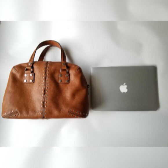 NWOT Michael Kors Astor Satchel in Color Luggage 2010s Reissue - Picture 14 of 14